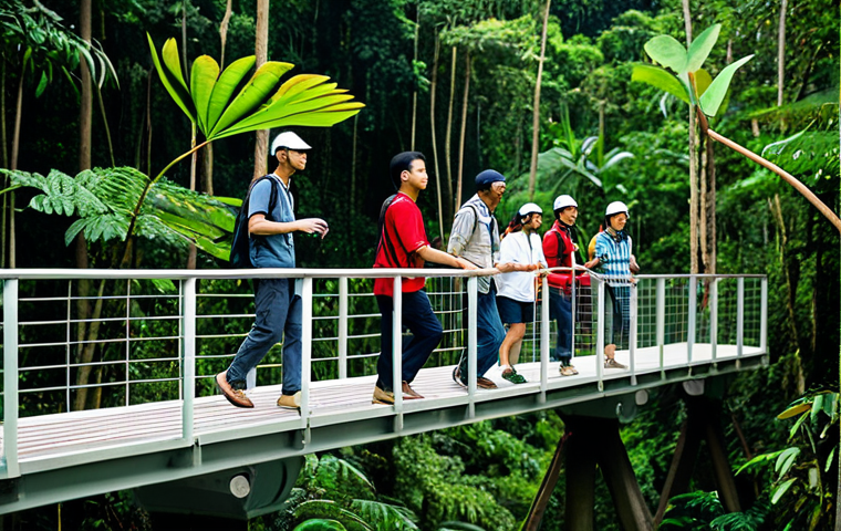 브루나이 여행 팁 - **

A professional female traveler, fully clothed in modest travel attire, standing in front of the ...