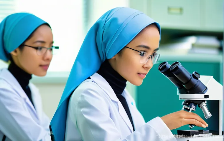 브루나이 여성의 사회적 역할 - **Prompt 1: Young Bruneian Woman in STEM Education**
"A vibrant and intelligent young Bruneian w...