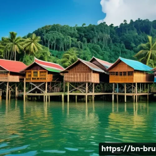 Home 13 브루나이의 가장 큰 이슈 - **Prompt:** A vibrant and picturesque scene depicting Brunei's rich cultural heritage and natural be...